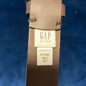 Kids Gap dark brown belt like new